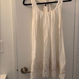 White boho dress